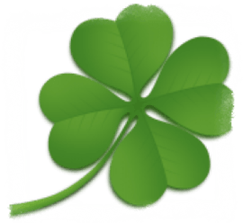 four-leaf clover is a symbol of good luck