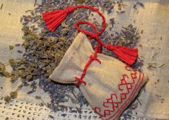 a bag of herbs for good luck